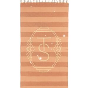 Taylor Swift Tan Striped Bath Towel